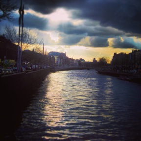 View over the Liffey River